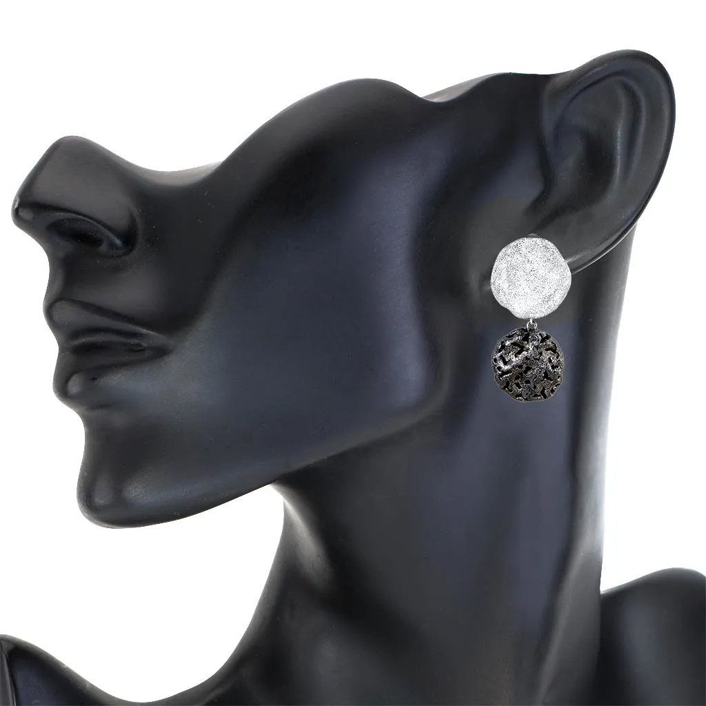 Silver Moneta Earrings