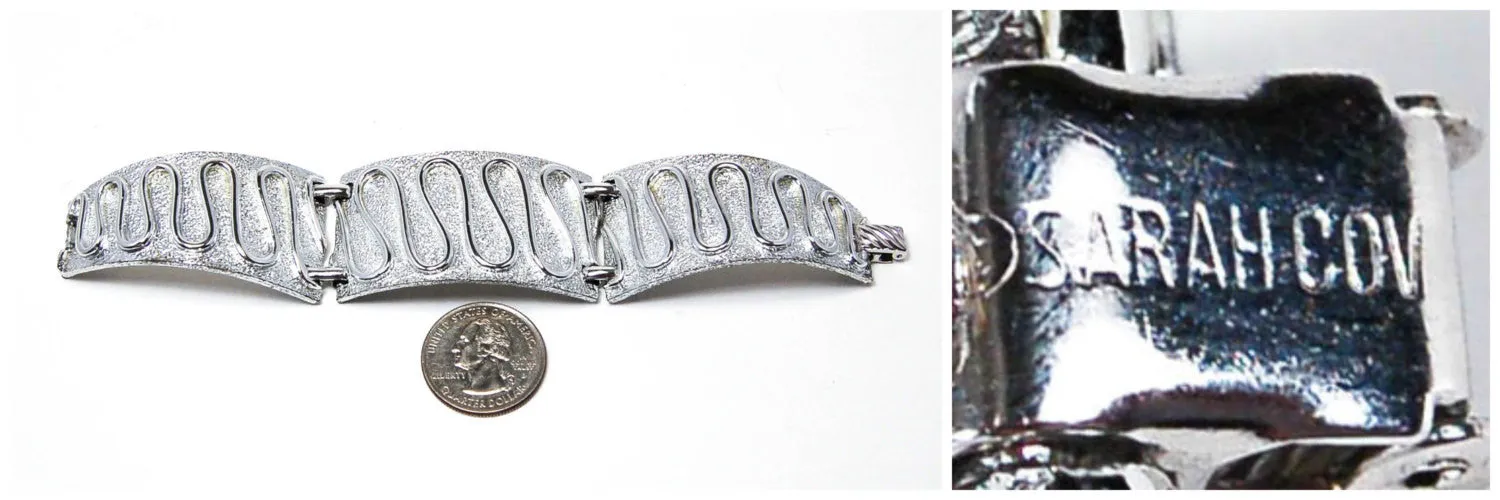 Silver "Nile" Bracelet by Sarah Coventry