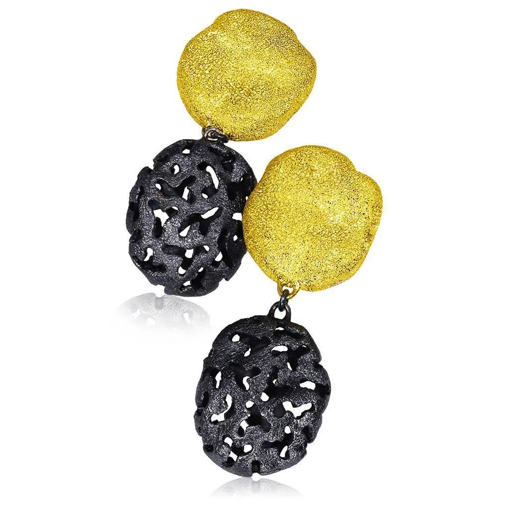Silver Small Moneta Earrings