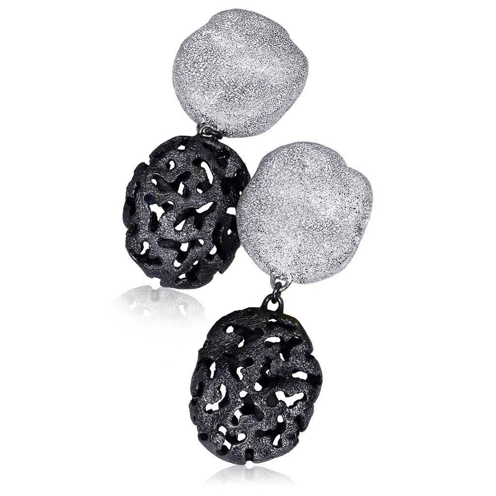 Silver Small Moneta Earrings