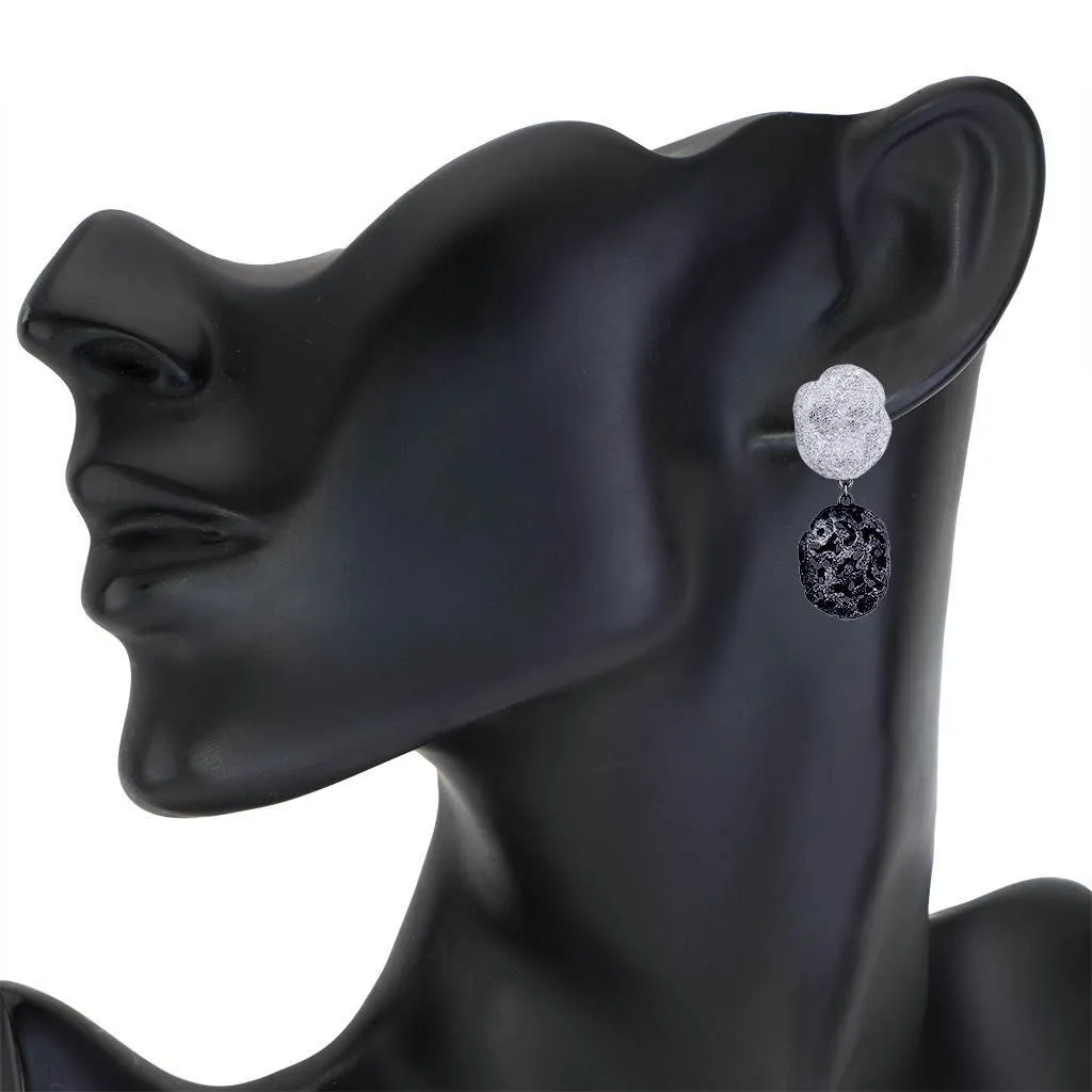 Silver Small Moneta Earrings