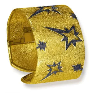 Silver Star Cuff Bracelet