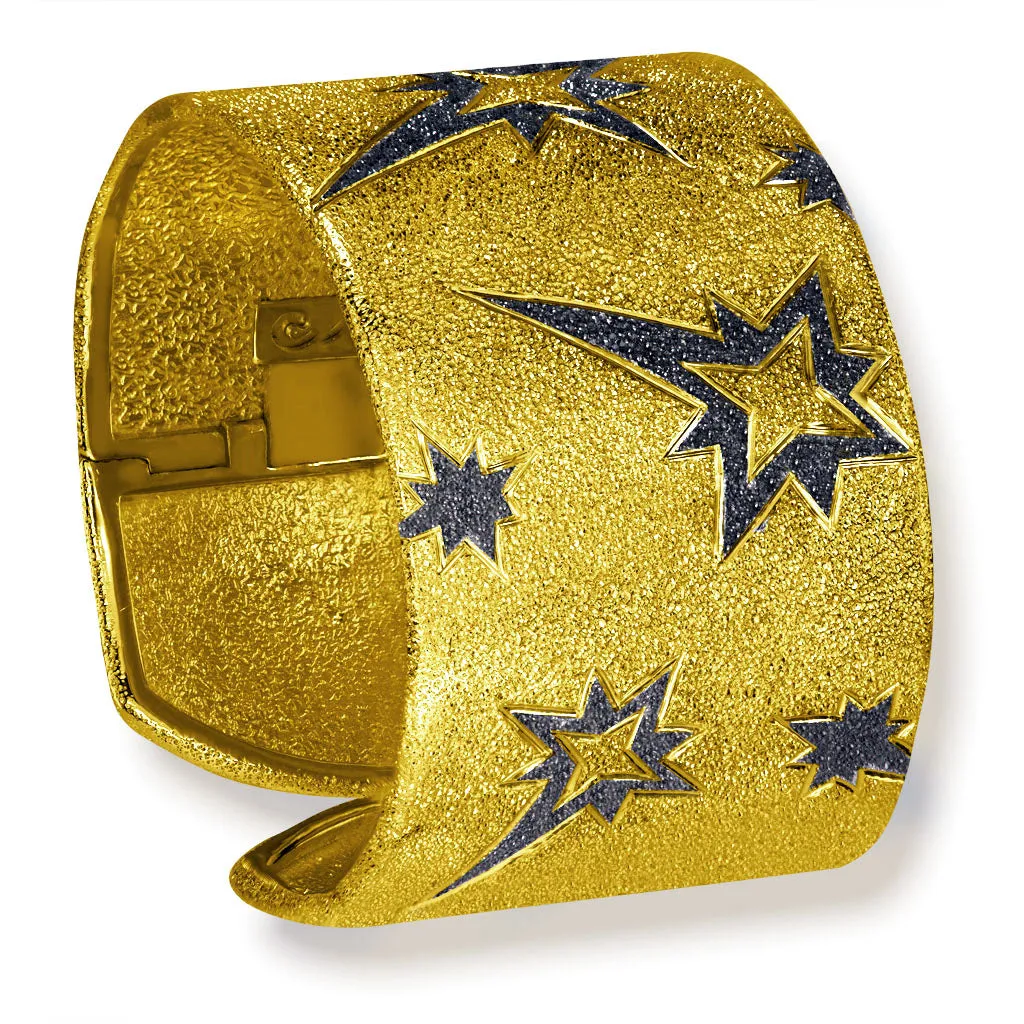 Silver Star Cuff Bracelet