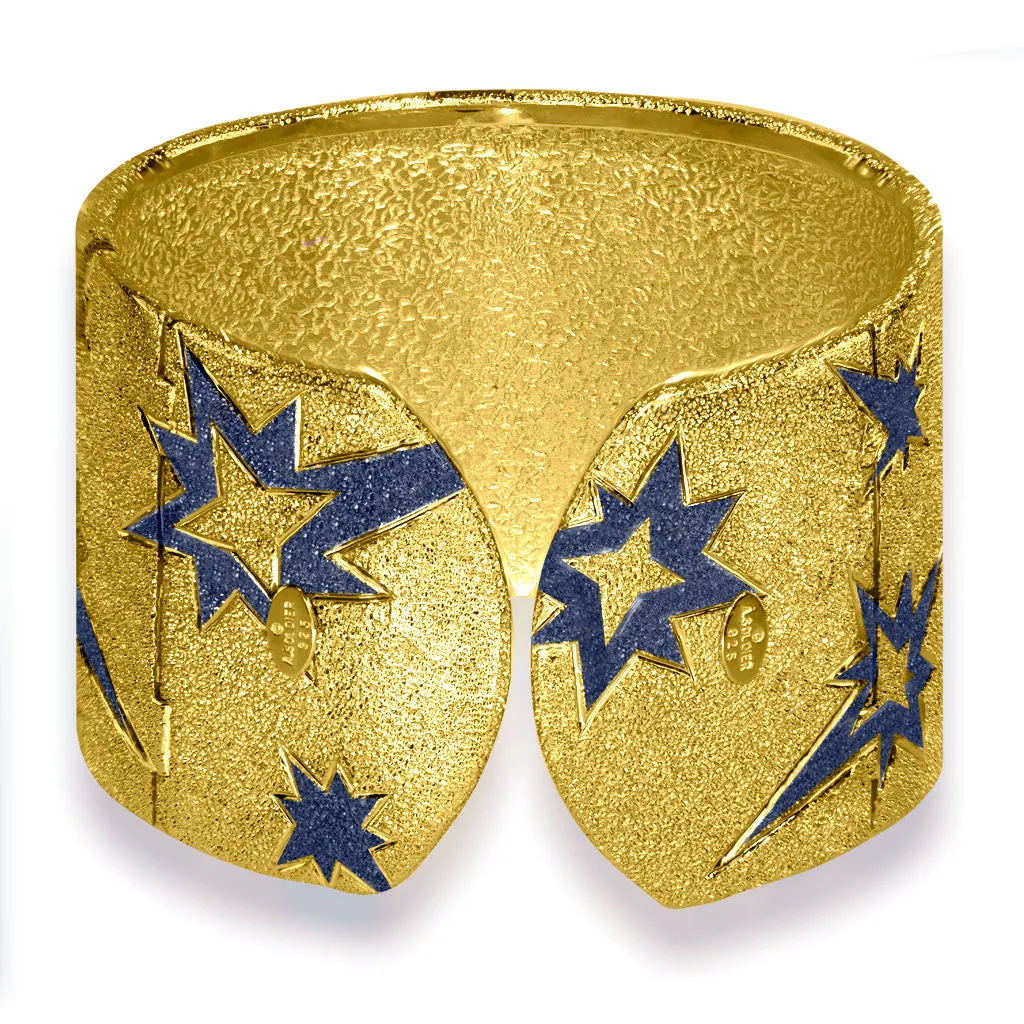 Silver Star Cuff Bracelet