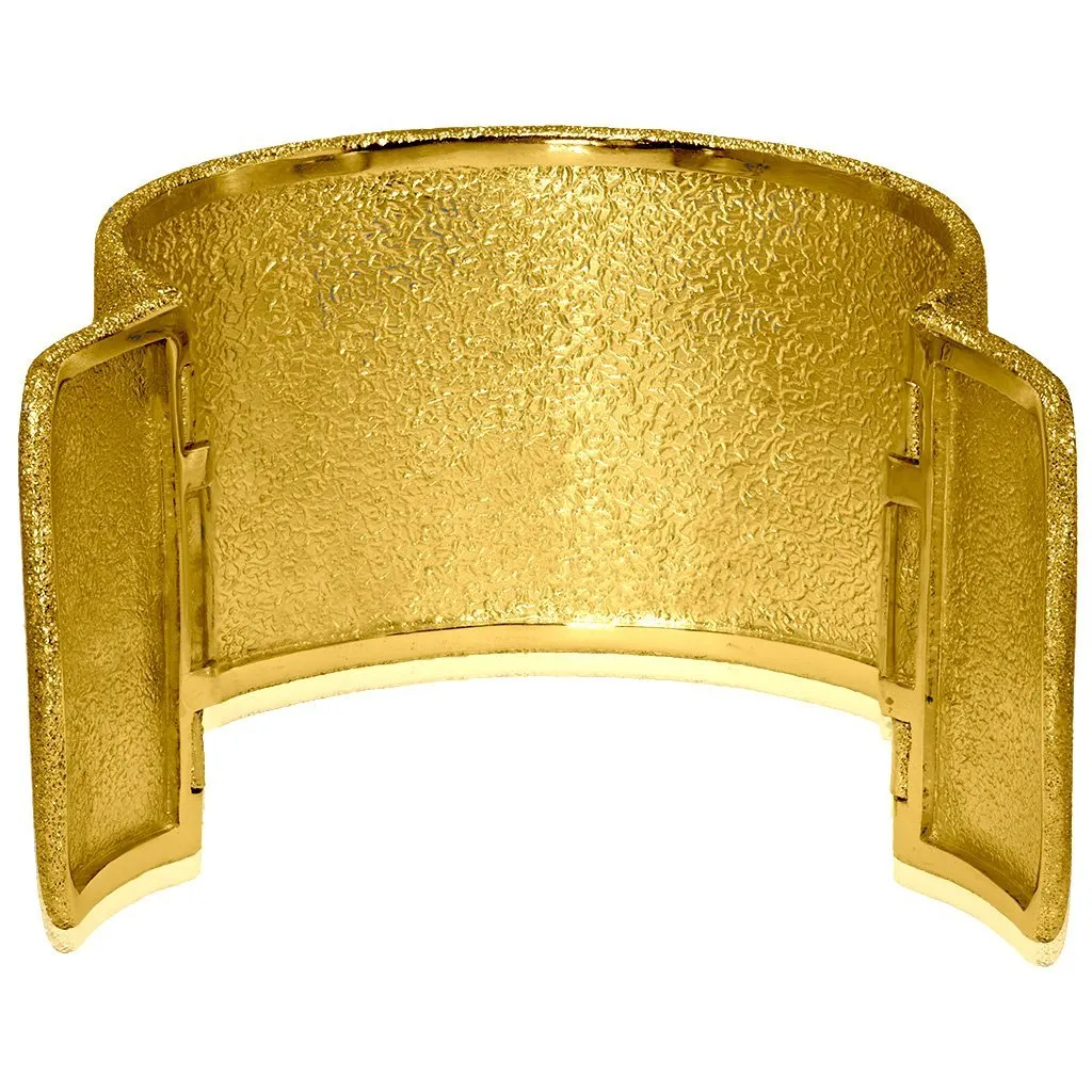 Silver Sun Cuff Bracelet