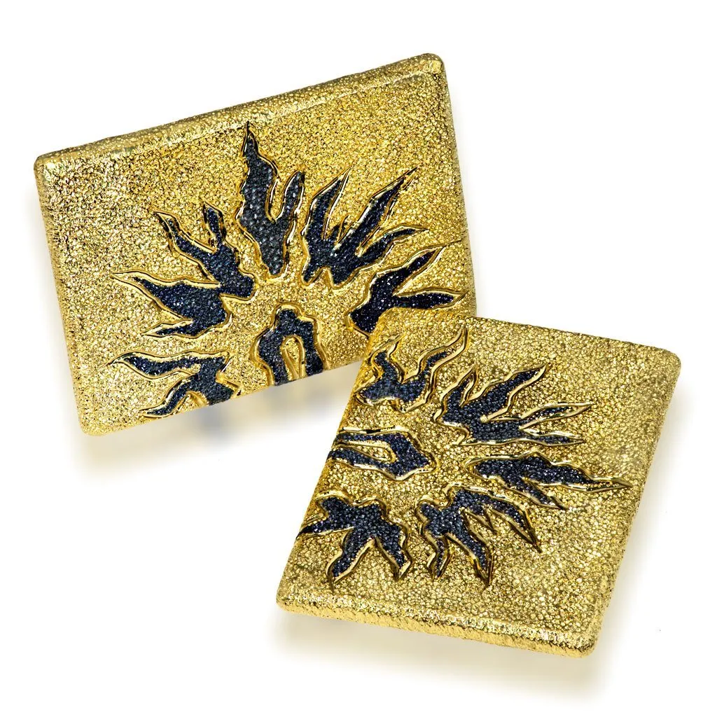 Silver Sun Earrings