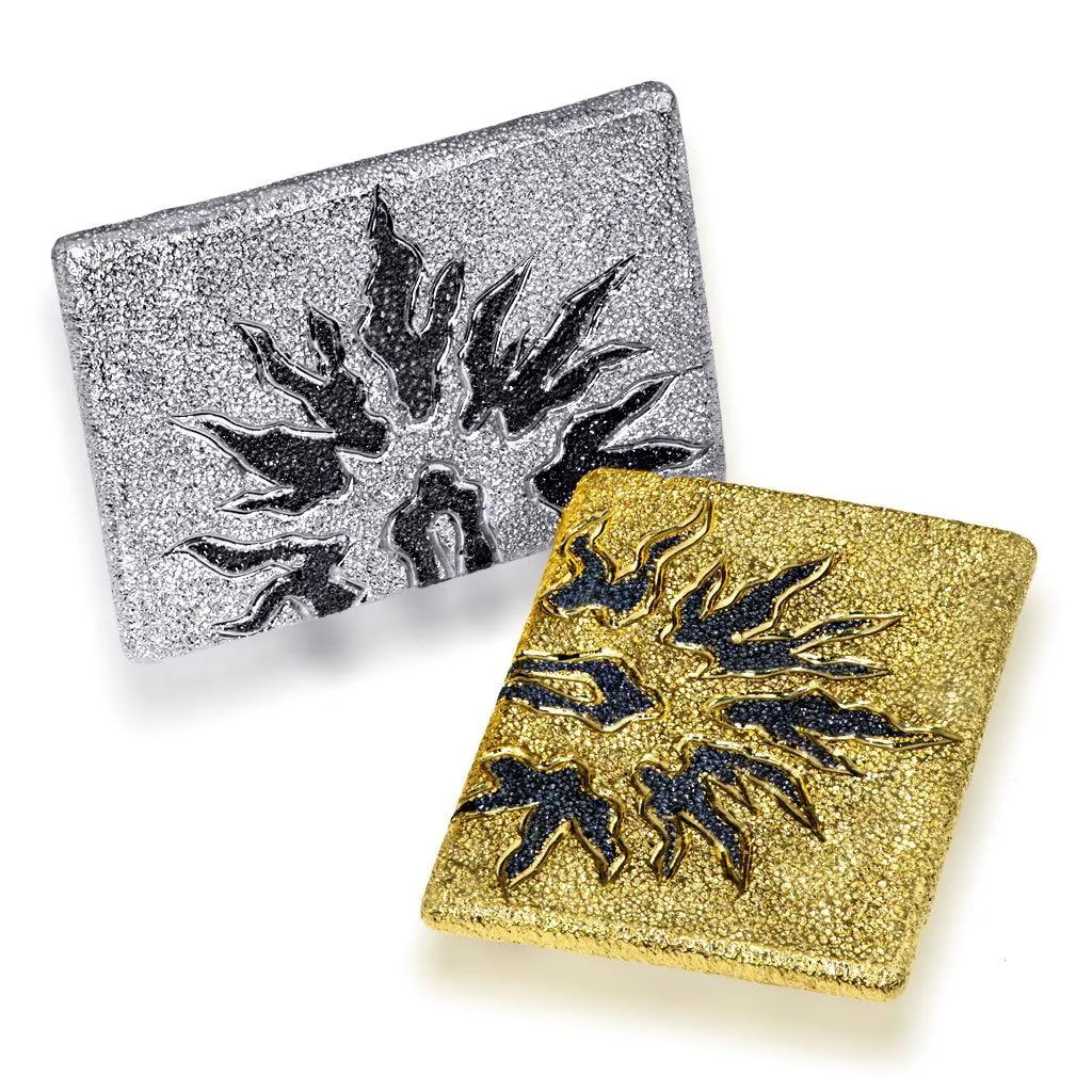Silver Sun Earrings