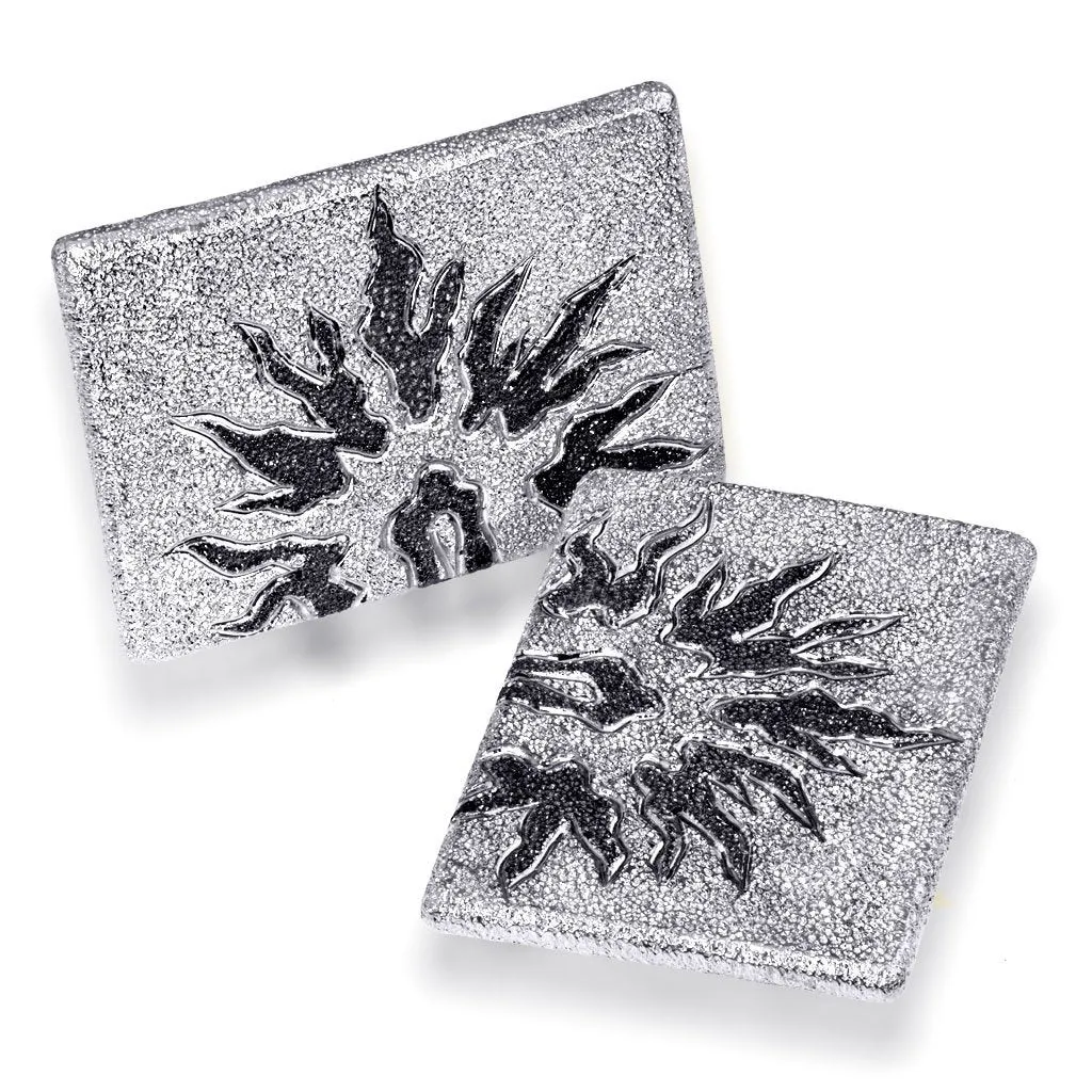 Silver Sun Earrings