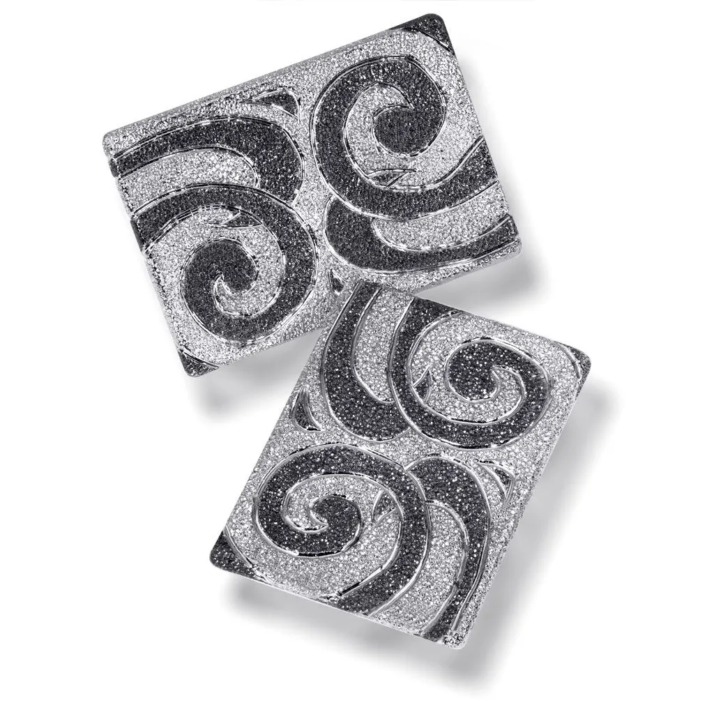 Silver Swirl Earrings