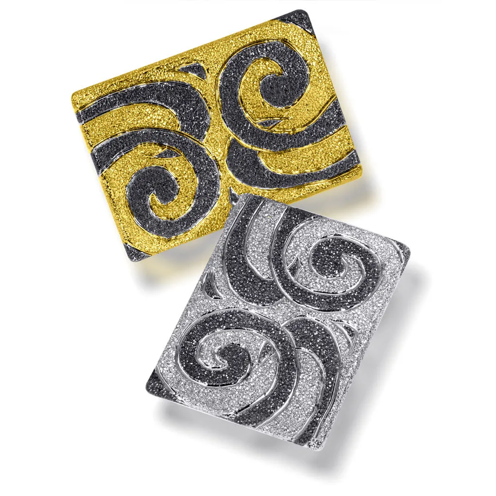 Silver Swirl Earrings