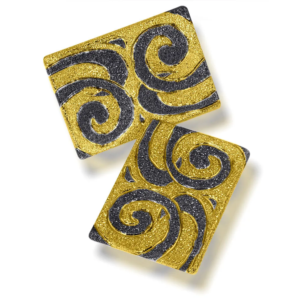 Silver Swirl Earrings