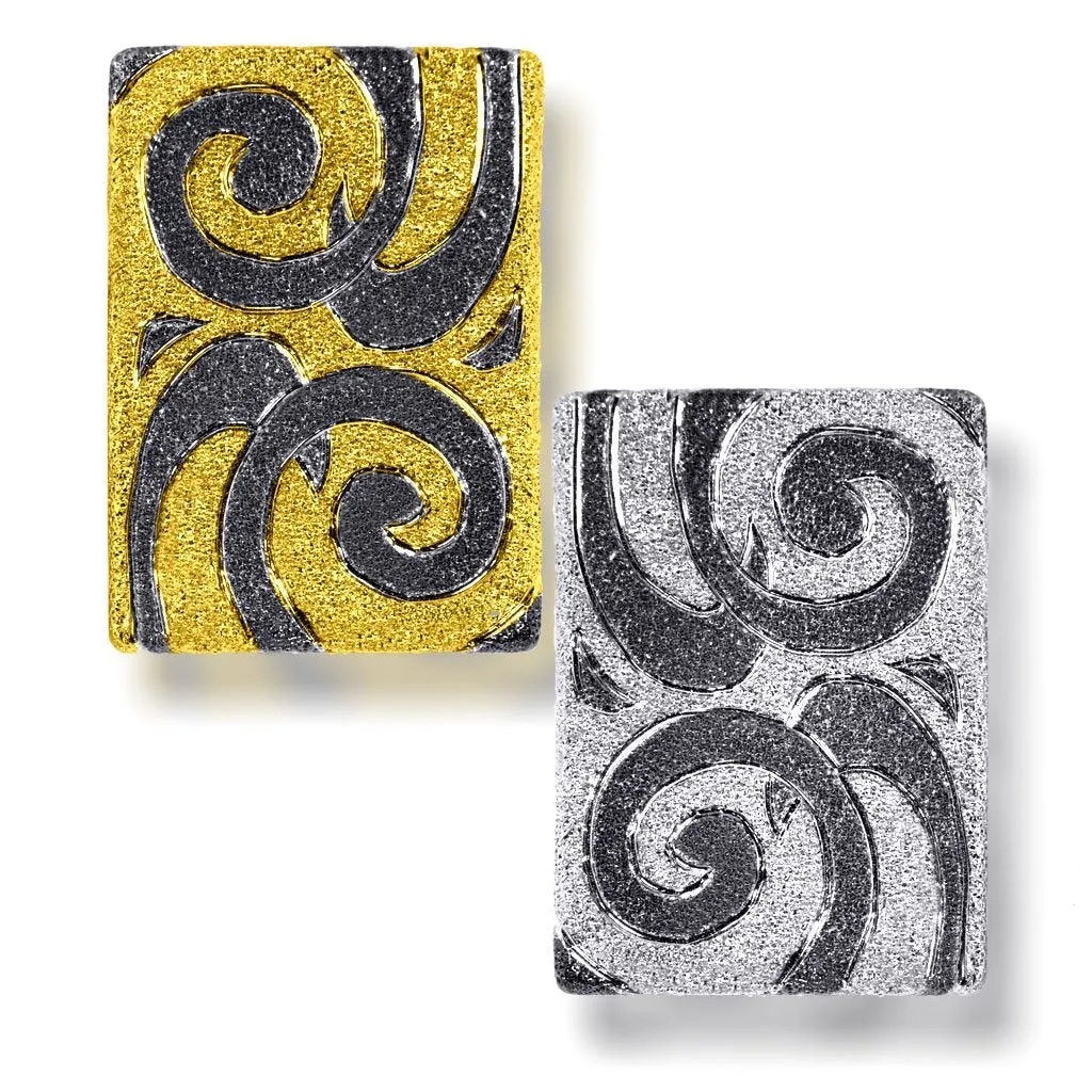 Silver Swirl Earrings