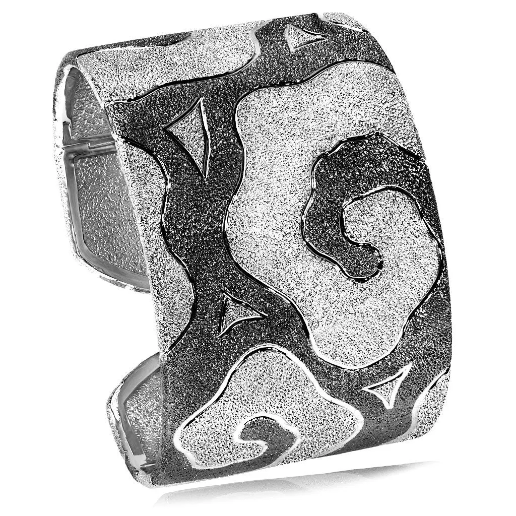 Silver Volna Cuff Bracelet