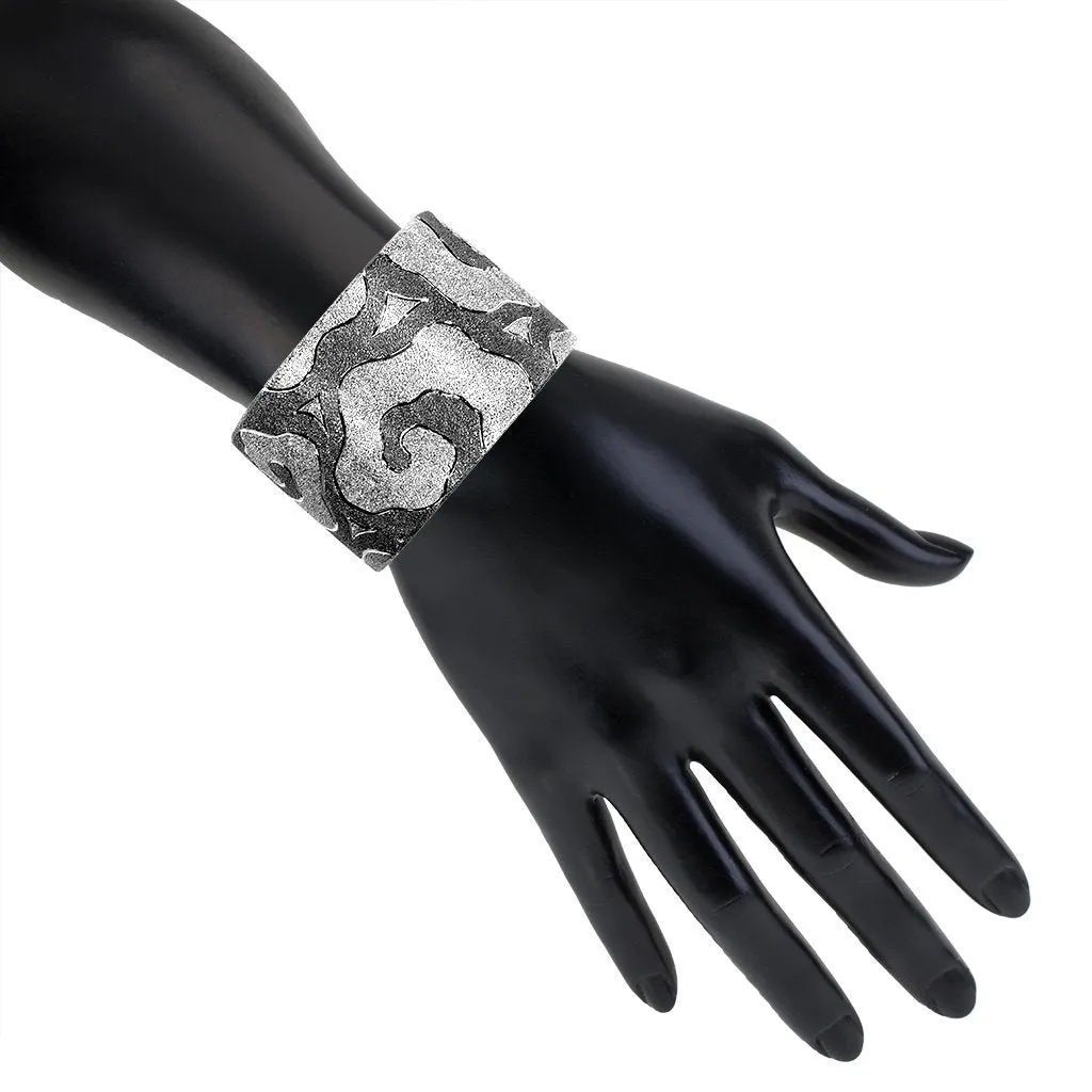 Silver Volna Cuff Bracelet
