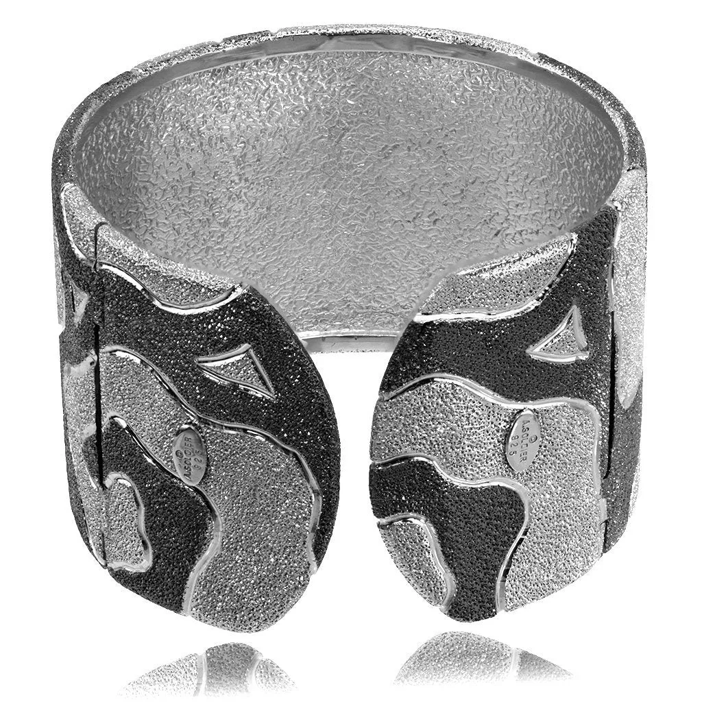 Silver Volna Cuff Bracelet
