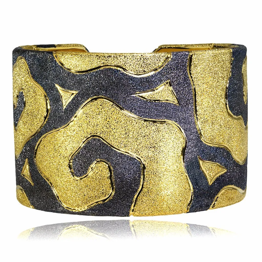 Silver Volna Cuff Bracelet