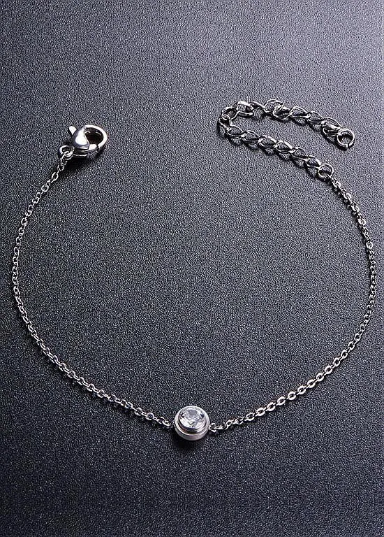 Simple Elegant Sterling Silver Bracelet