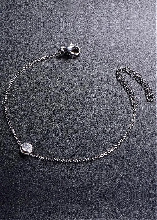 Simple Elegant Sterling Silver Bracelet