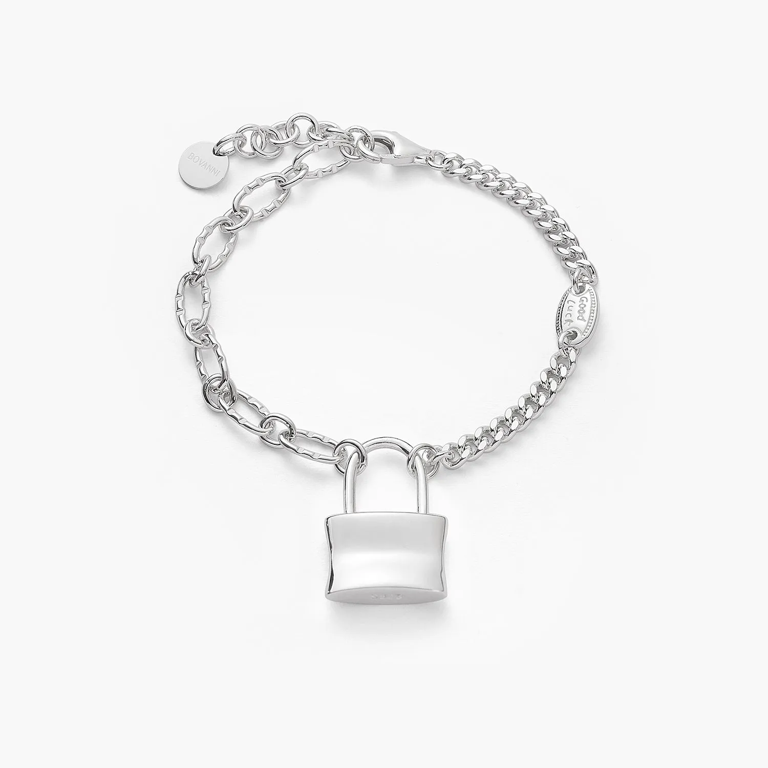Simplicity London Lock charm Bracelet