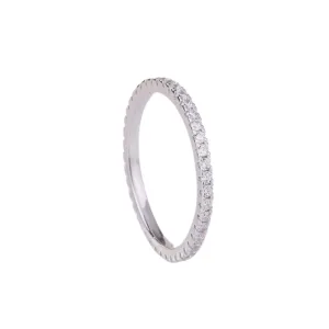 Single  Round Cut Diamond Eternity Ring