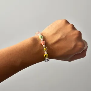 Smile Face Pearl Beaded Bracelet