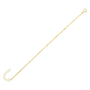 Solid Bar Link Bracelet