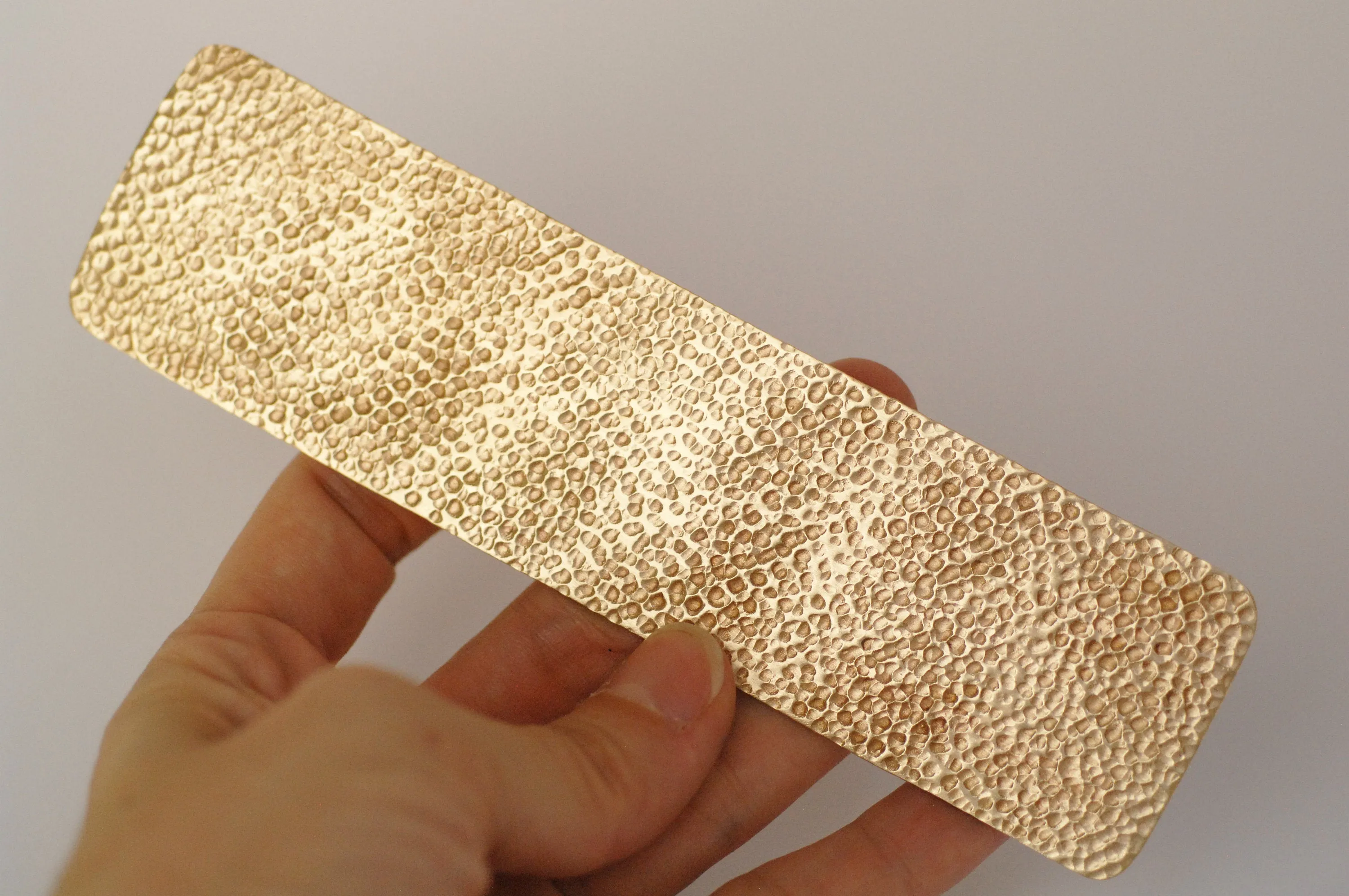 Solid copper Hammered Cuff Strip Bracelet Blanks - DIY Bracelet 1 1/2 inch by 6 inch long, Raw brass, Pure bronze