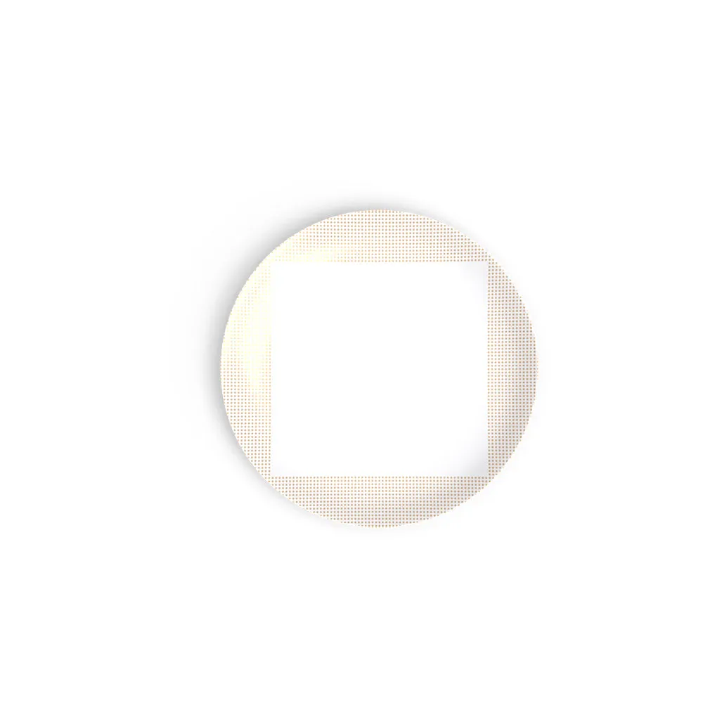 Square Gold Bread & Butter Plate