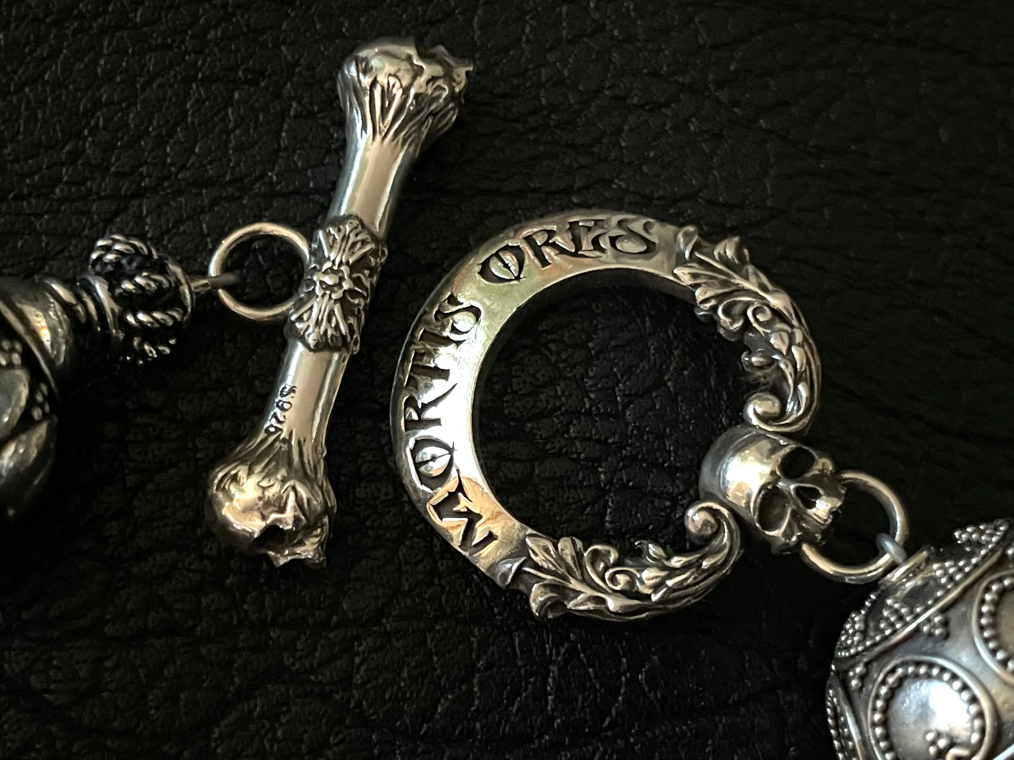 Sterling Hearts Armor Bracelet
