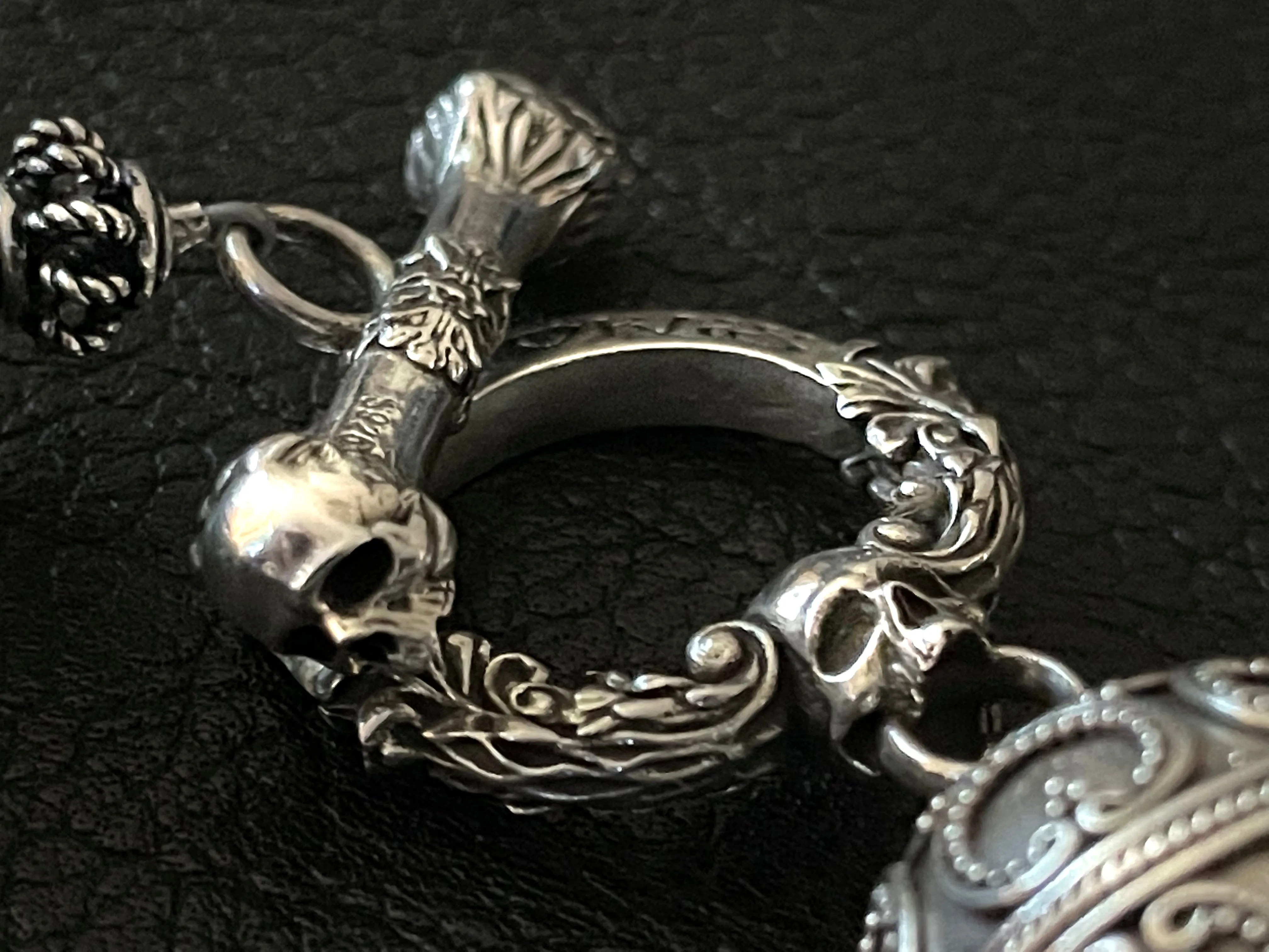 Sterling Hearts Armor Bracelet