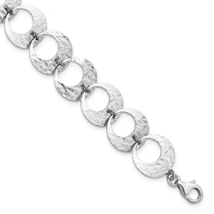 Sterling Silver Polished D.C Bracelet