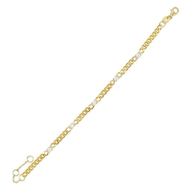 Stone Chain Bracelet