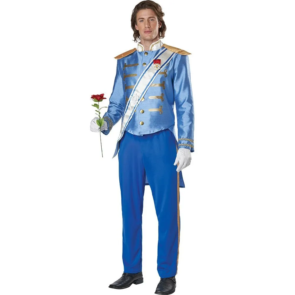 Storybook Prince Charming Men's Blue Costume