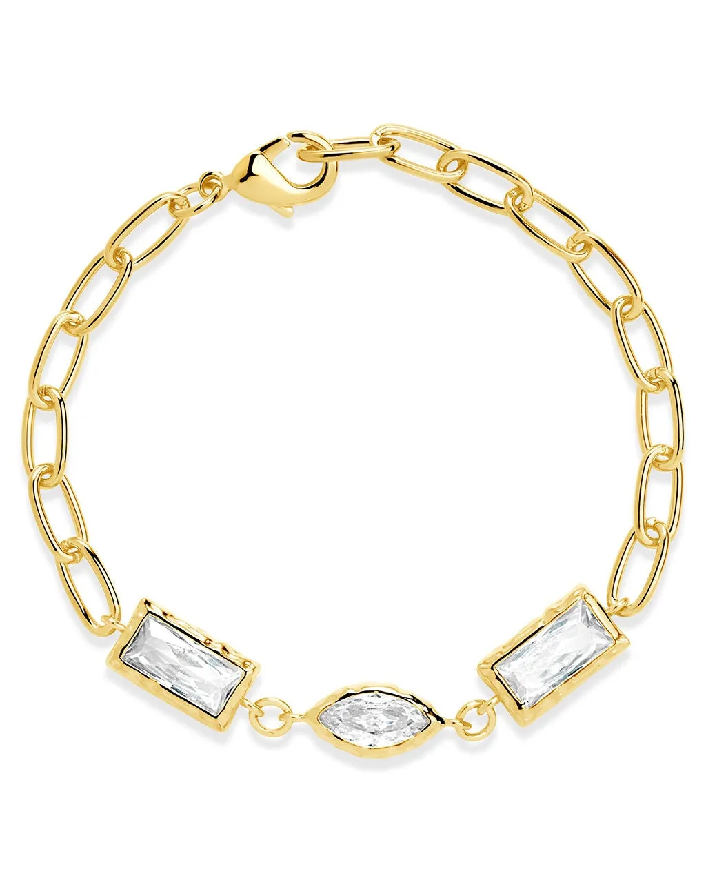 Tate CZ Chain Bracelet