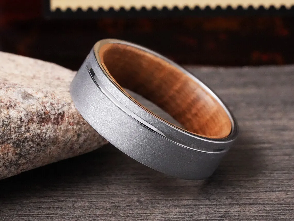The Caliber | Wood Wedding Band
