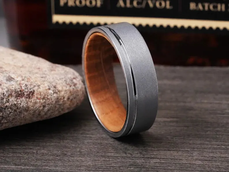 The Caliber | Wood Wedding Band