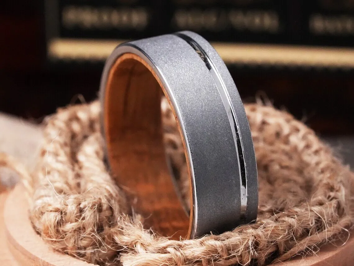 The Caliber | Wood Wedding Band