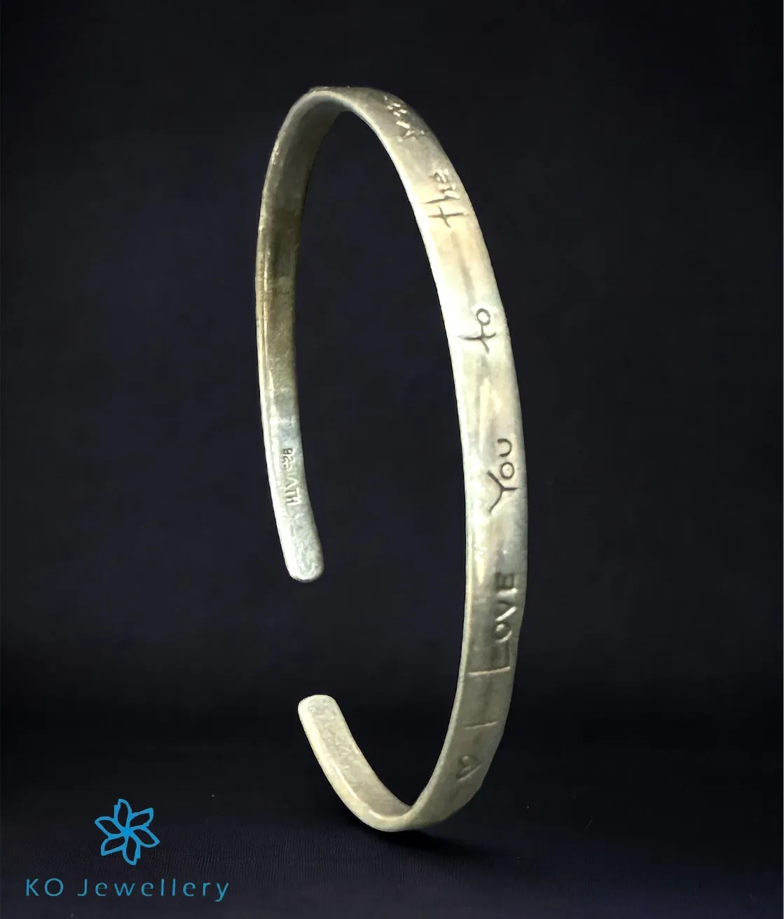 The Love you to the Moon Open Bracelet