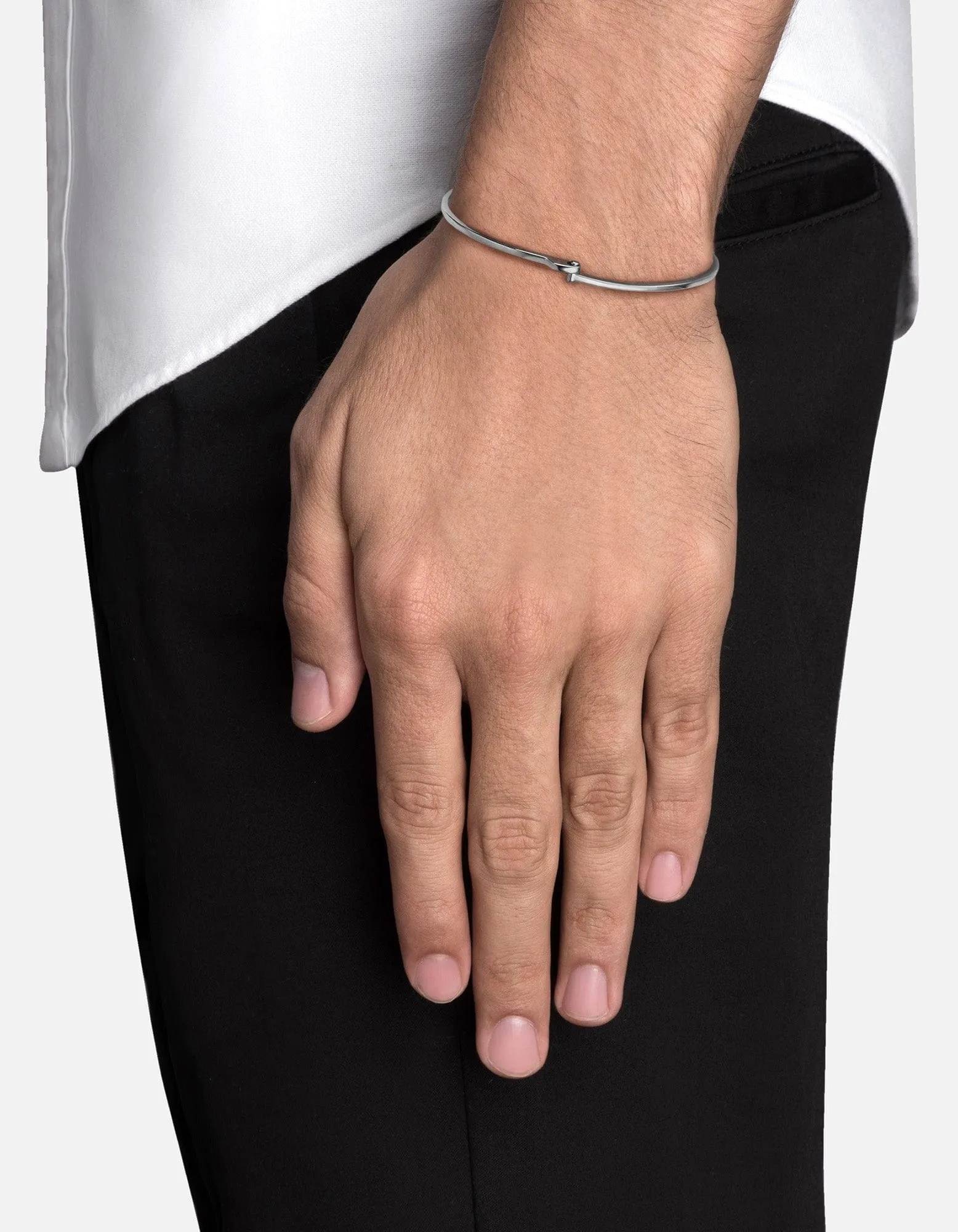 Thin Nyx Cuff, Sterling Silver