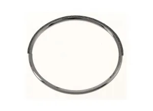 Thin Titanium and Ruthenium Plated Sterling Silver "Polvere" Bangle Bracelet
