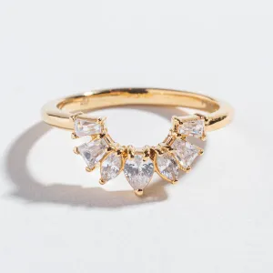 TIARA WEDDING BAND | 14K GOLD | DIAMONDS