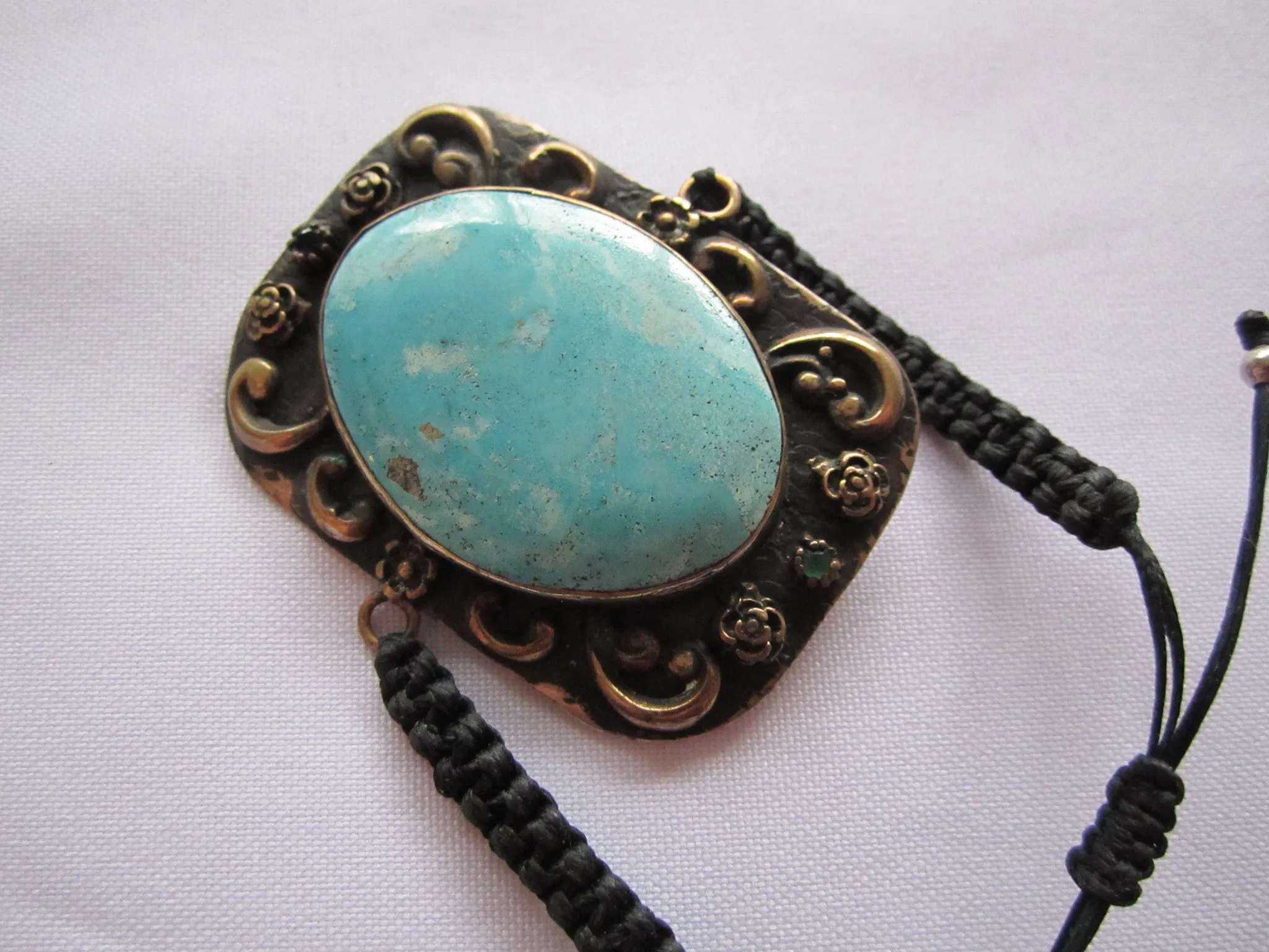 Turkish Bracelet, Turquoise Stone Adjustable Band Bracelet