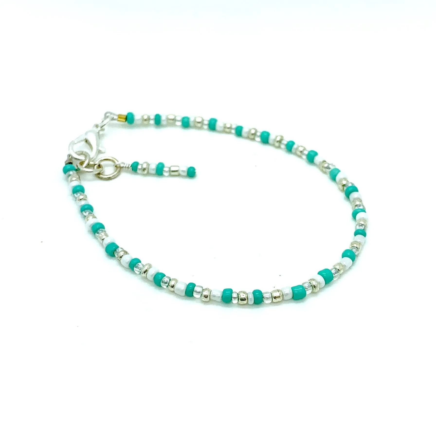 Turquoise Beaded Baby Bracelet