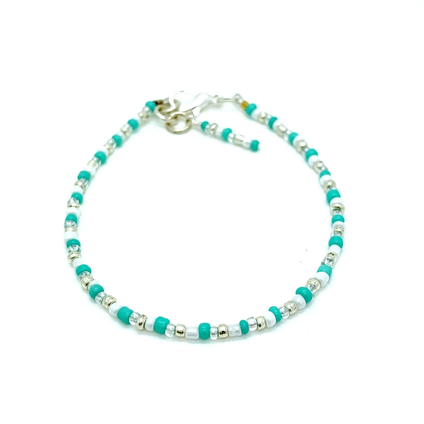 Turquoise Beaded Baby Bracelet