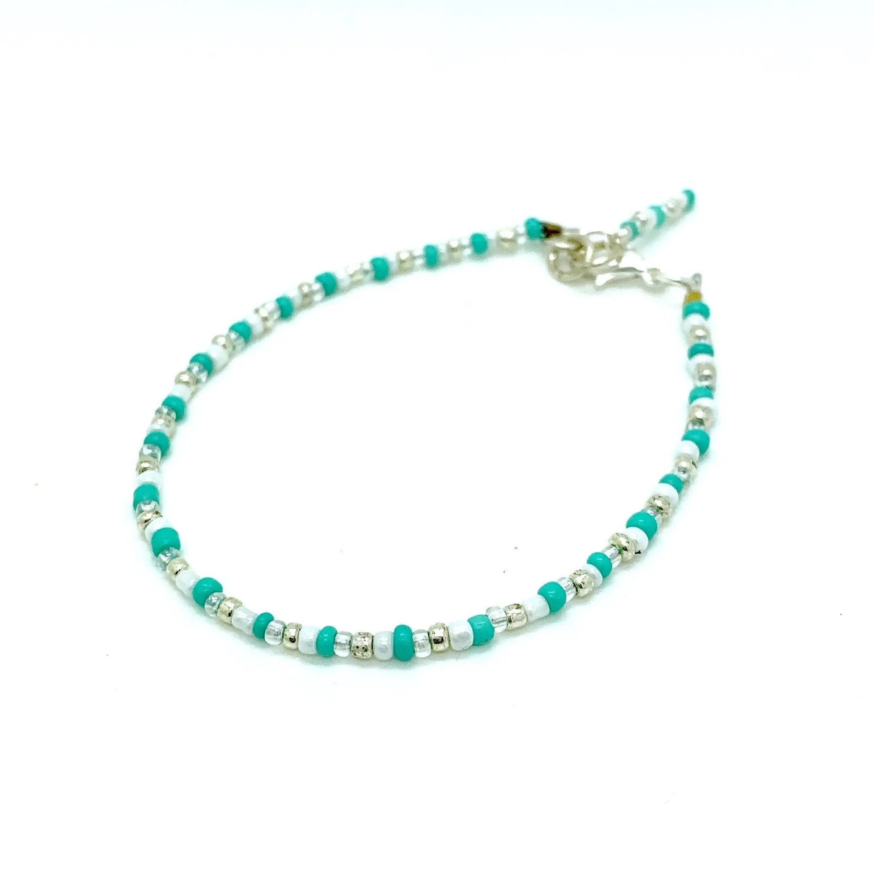 Turquoise Beaded Baby Bracelet