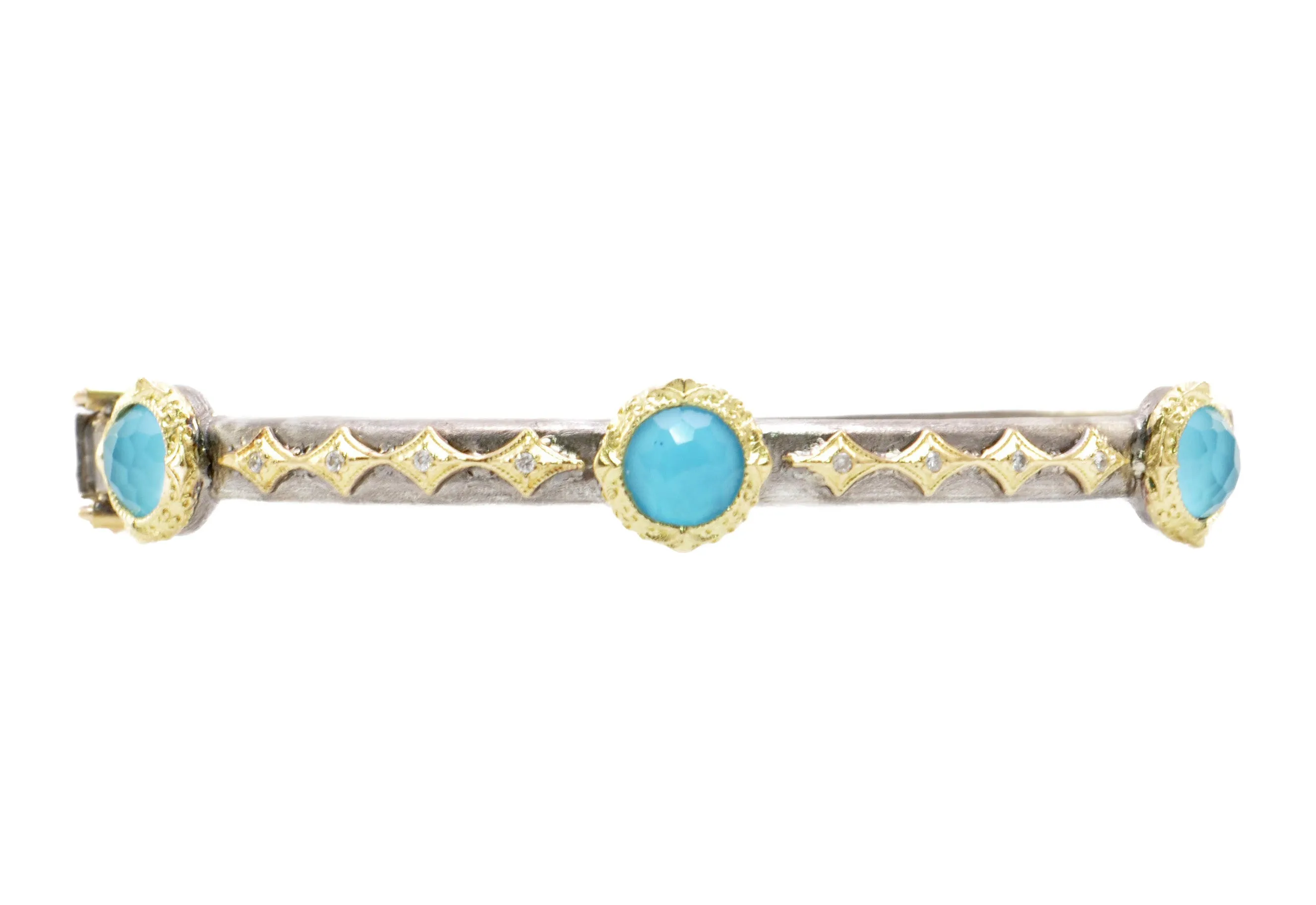 Turquoise Crivelli Bangle Bracelet