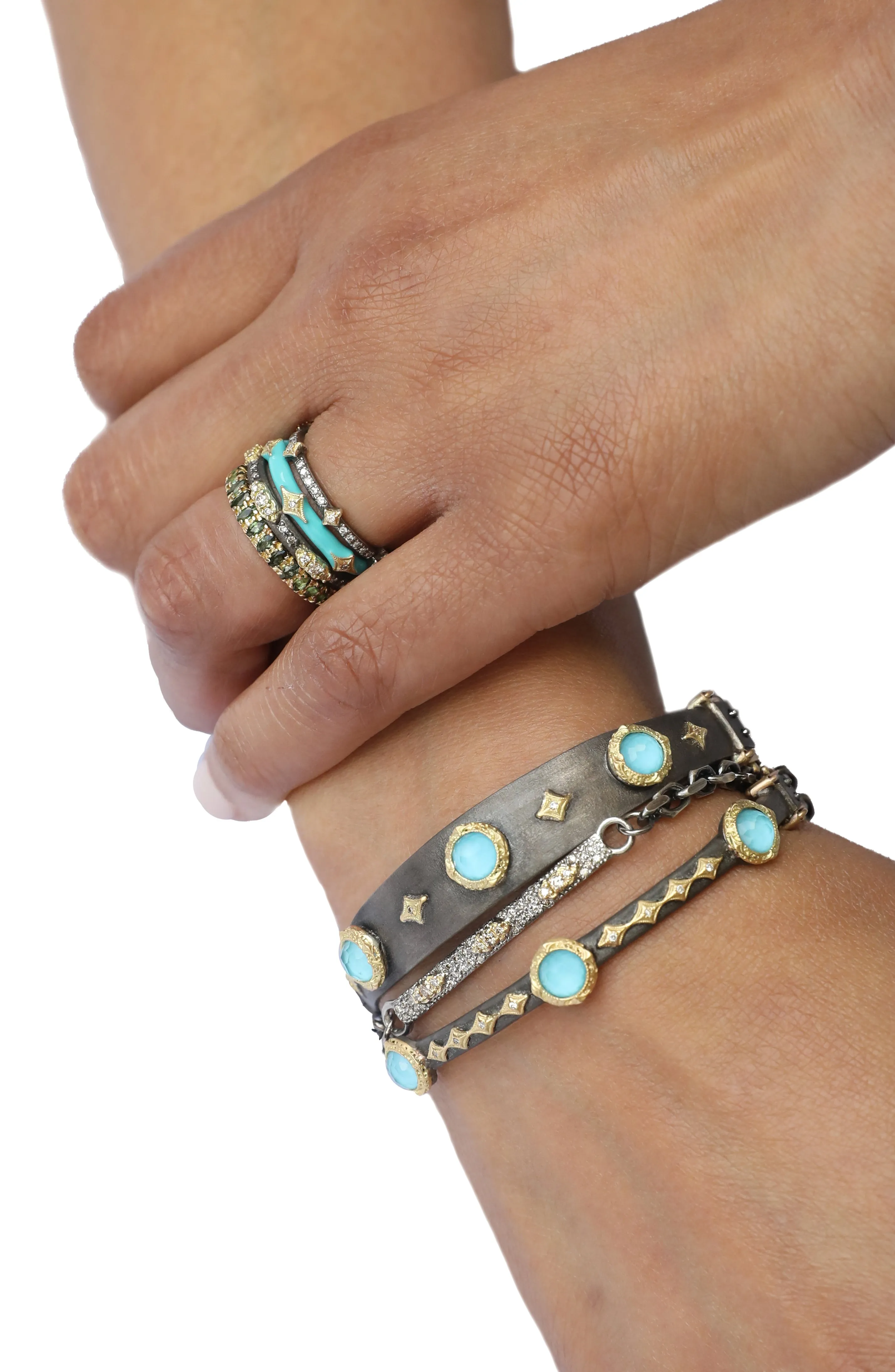 Turquoise Crivelli Bangle Bracelet