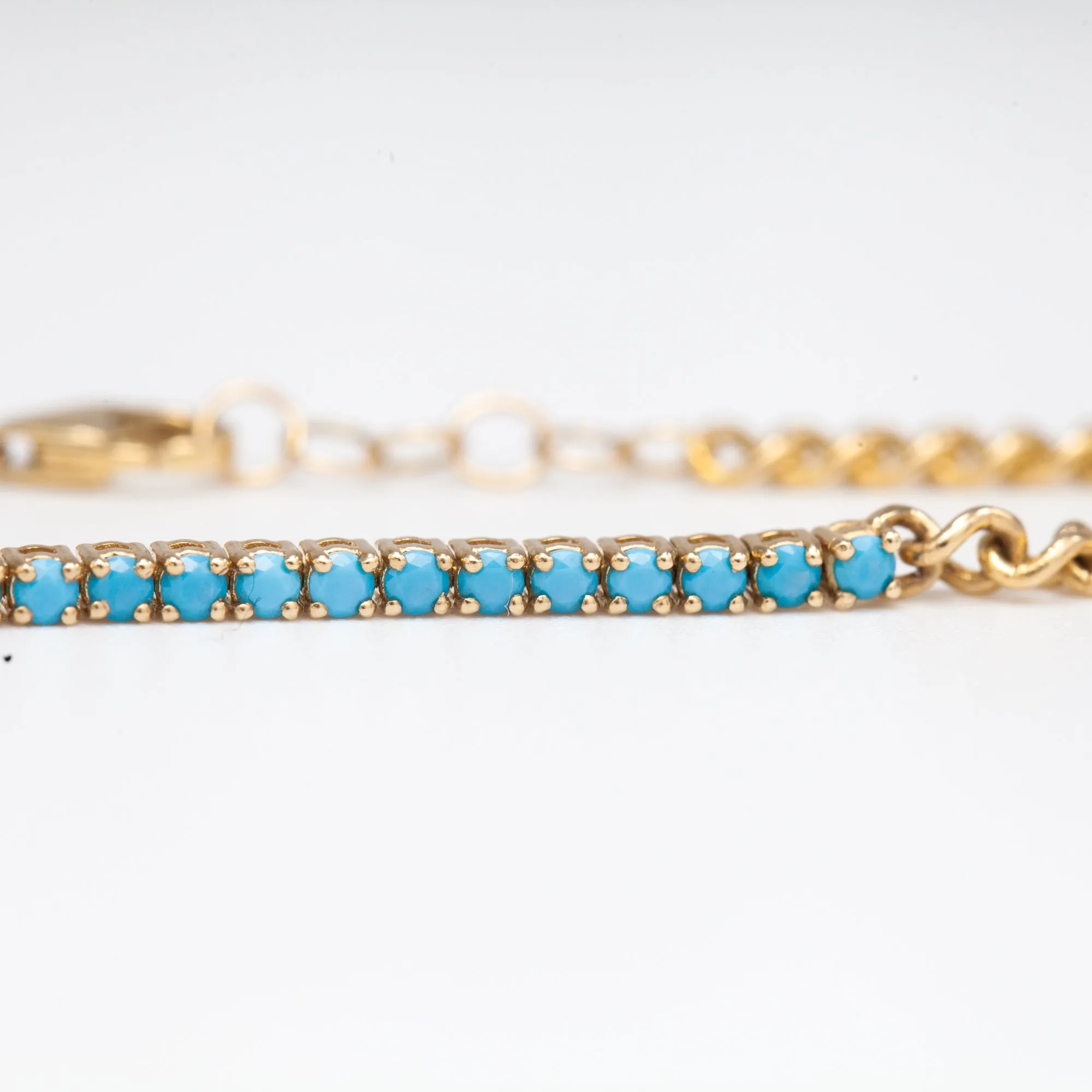 Turquoise Cuban Link Bracelet