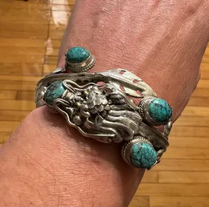 Turquoise Thunder Dragon Bracelet