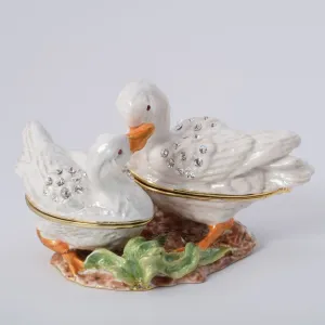 Two White Swans